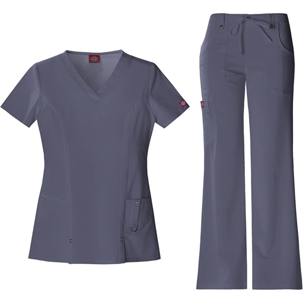 Dickies women's scrub top and bottom
